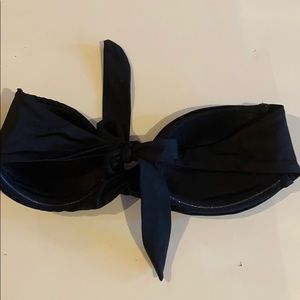 H&M Women’s Strapless Black Bikini Top - Swim